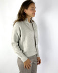 Anneclaire - D1245 117 - Vest alpaca 2 zakjes - lichtgrijs