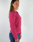 Anneclaire - D0371 | 162 Polotruitje winterkatoen - fuchsia