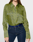 Marc Cain blouse met dierenprint Apple Green New – BC 51.03 W45 | 513