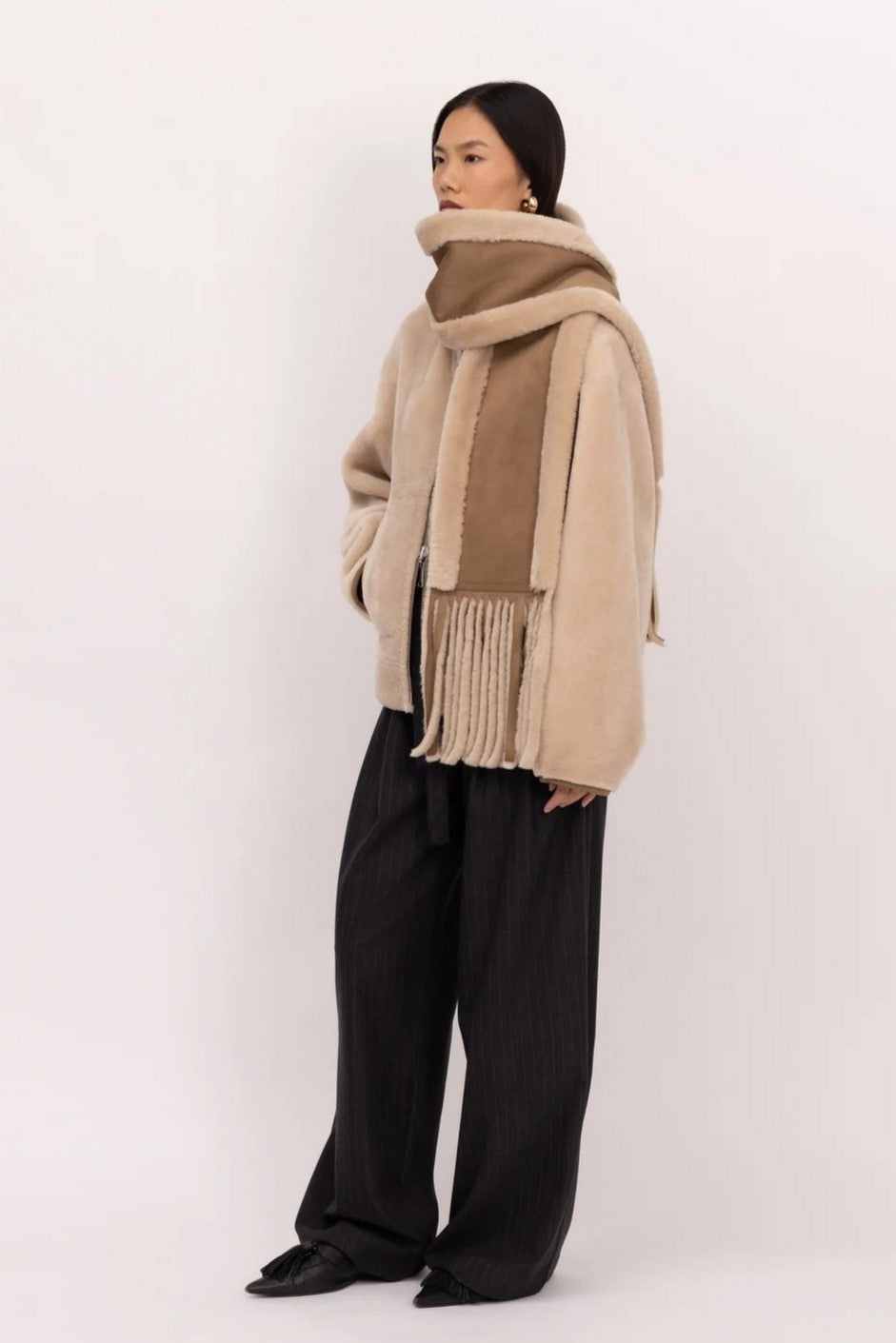 Urbancode korte reversible jas – Chalck Sand