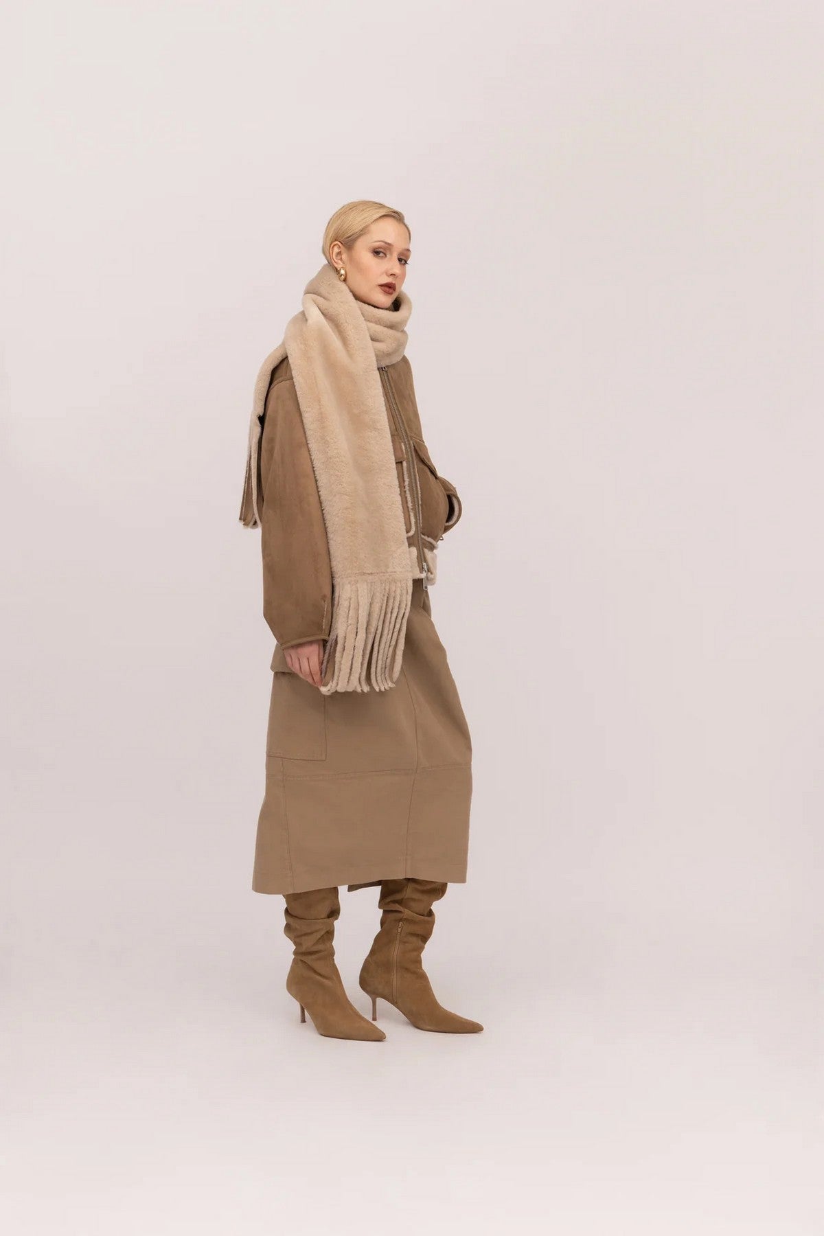 Urbancode korte reversible jas – Chalck Sand