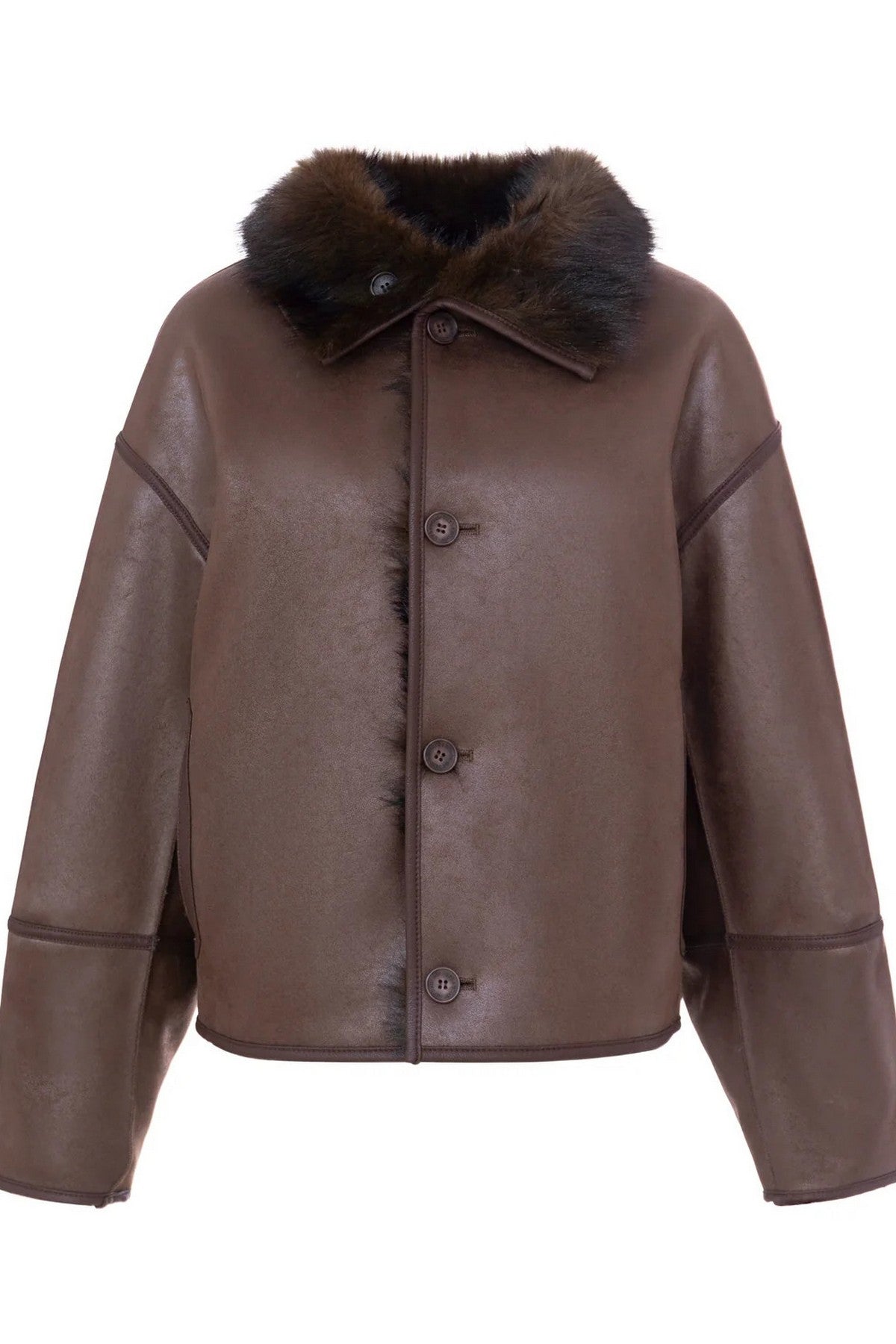 Urbancode reversible blousonvest – Donkerbruin
