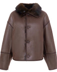 Urbancode reversible blousonvest – Donkerbruin