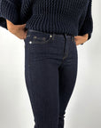 Cambio PIPER LONG jeans – Dark HR Stretch Blue Denim