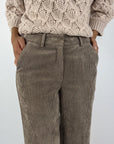 Cambio - Amelie | 7108 - Broek ribfluweel - mink honey