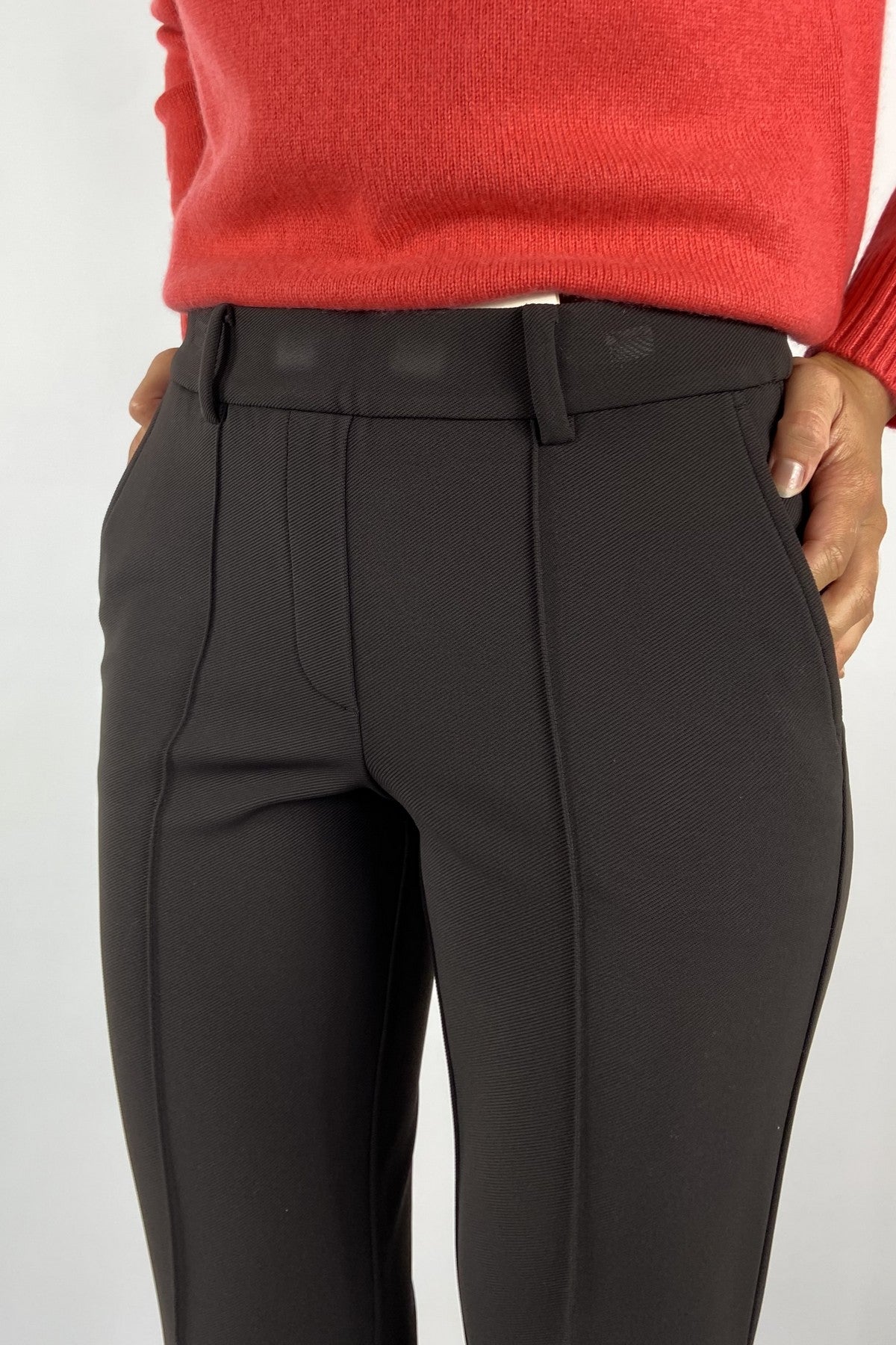 Cambio Francoise Straight Leg Hose – Espresso
