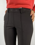 Cambio Francoise Straight Leg Hose – Espresso