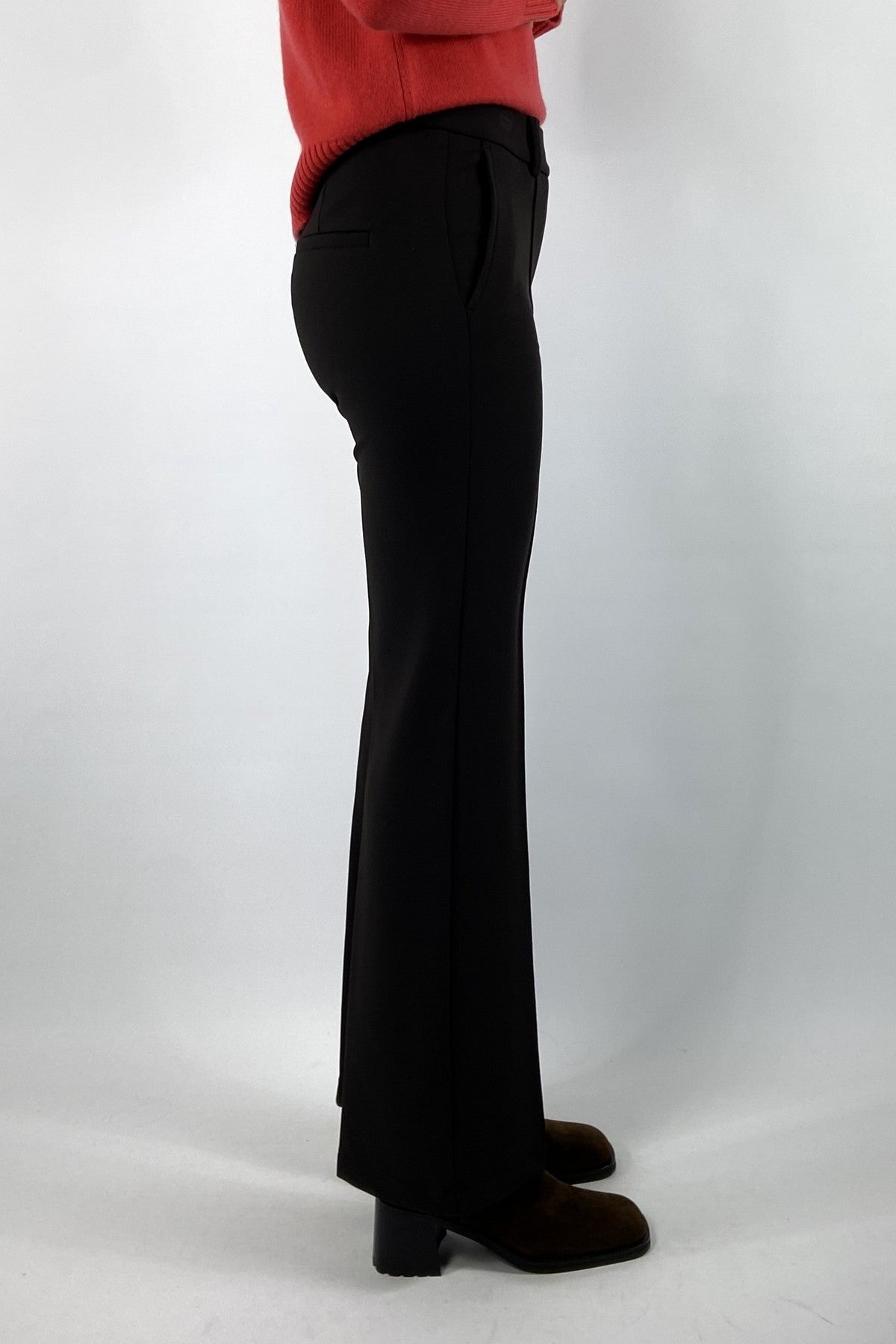 Cambio Francoise Straight Leg Hose – Espresso