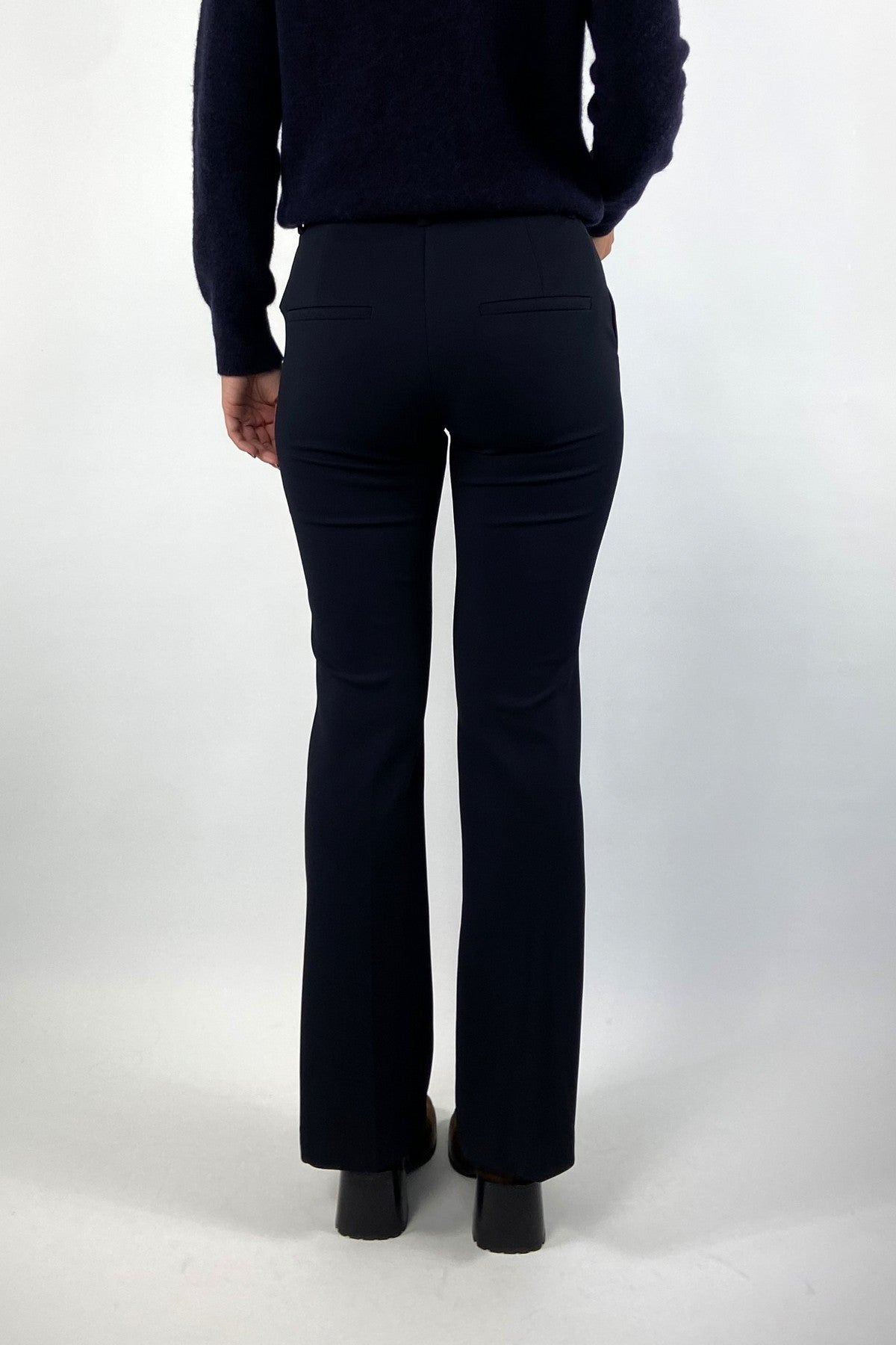 Cambio - Francoise | 6337 - Broek recht stretch - DARK NAVY