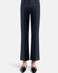 Cambio - Farah | 6316 - Broek easy kick wool subst. - dark navy