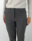 Cambio - Kathreen | 6336 - Broek recht wool subst - asphalt grey