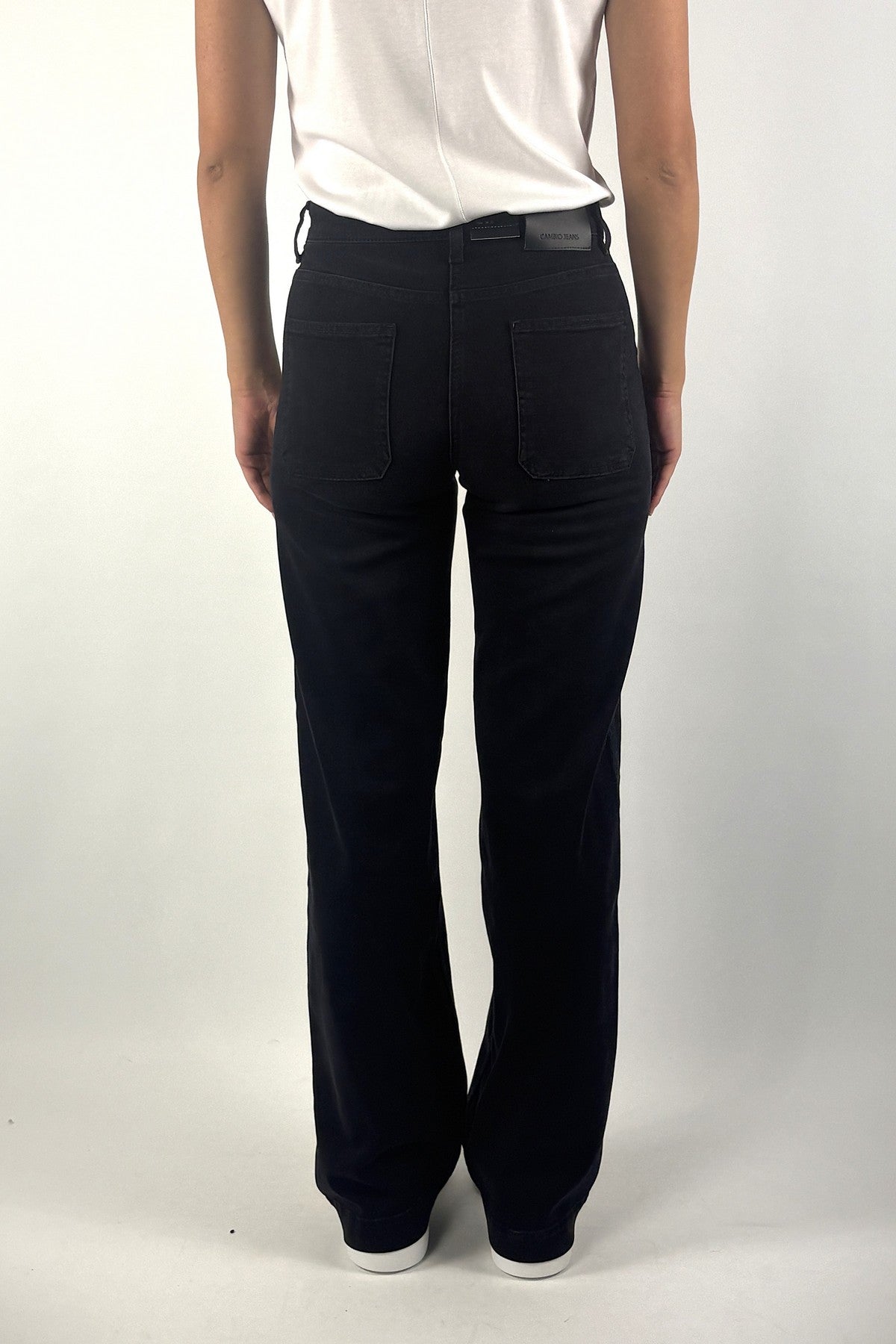 Cambio - Ada | 9250 - Jeans denim zakjes detail - BLACK DENIM
