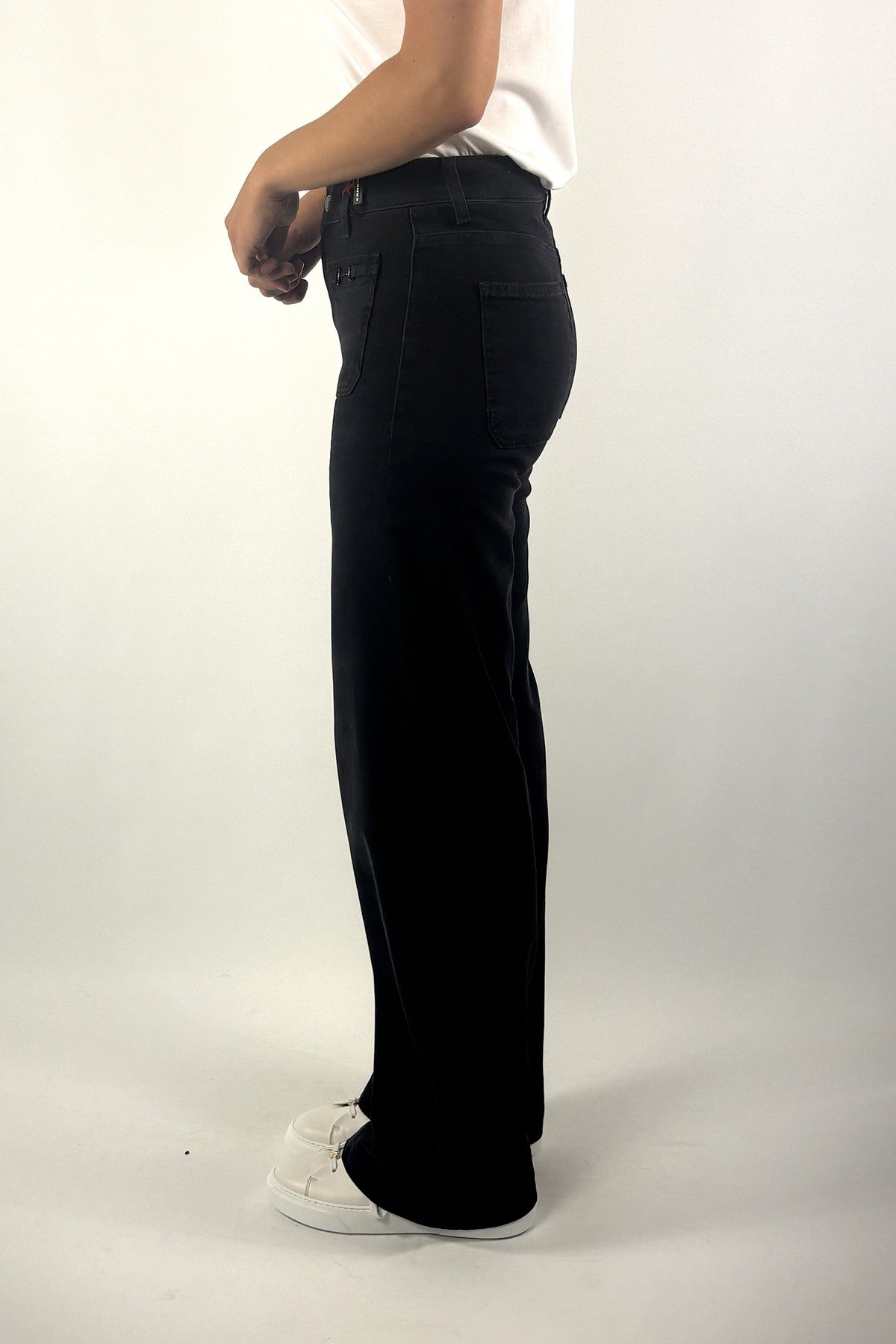 Cambio - Ada | 9250 - Jeans denim zakjes detail - BLACK DENIM