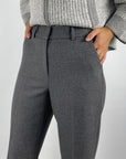 Cambio Amelie 6227 wide leg pantalon – Asphalt Grey