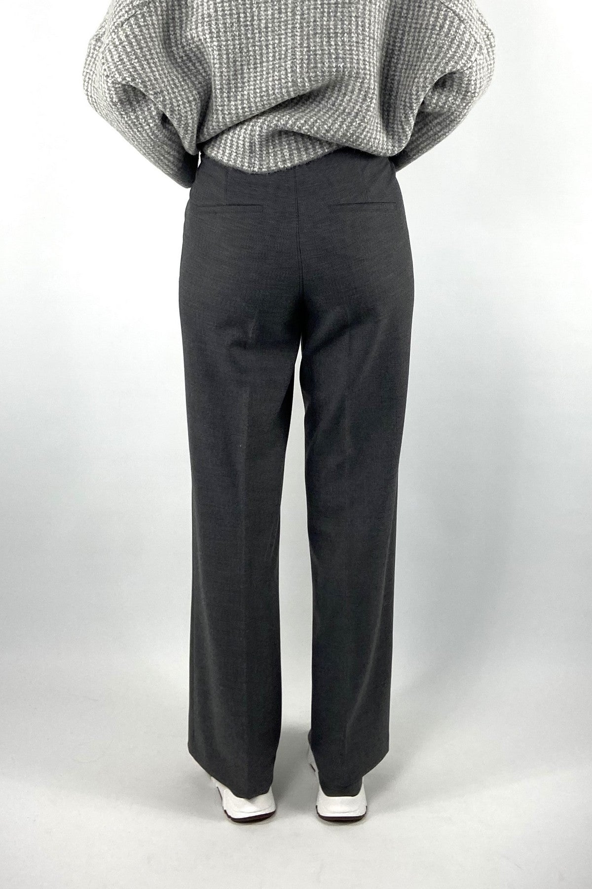 Cambio Amelie 6227 wide leg pantalon – Asphalt Grey