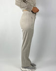 D.Exterior - 61768 | 7 - Broek elastiek flanel - greige
