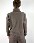 D.Exterior 63116 pull met rolkraag wol & kasjmier – Visone