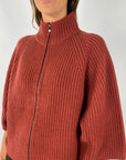 FFC - 14077 | 1423 - Gillet met rits - roest