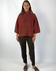 FFC - 14077 | 1423 - Gillet met rits - roest
