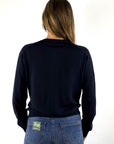 FFC Fashion 16069 korte cardigan merinowol – Navy