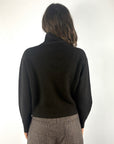 FFC kort gebreid vest met rits – Brown Melange