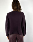 FFC Fashion 16034 ponchopull V wol & kasjmier – Aubergine