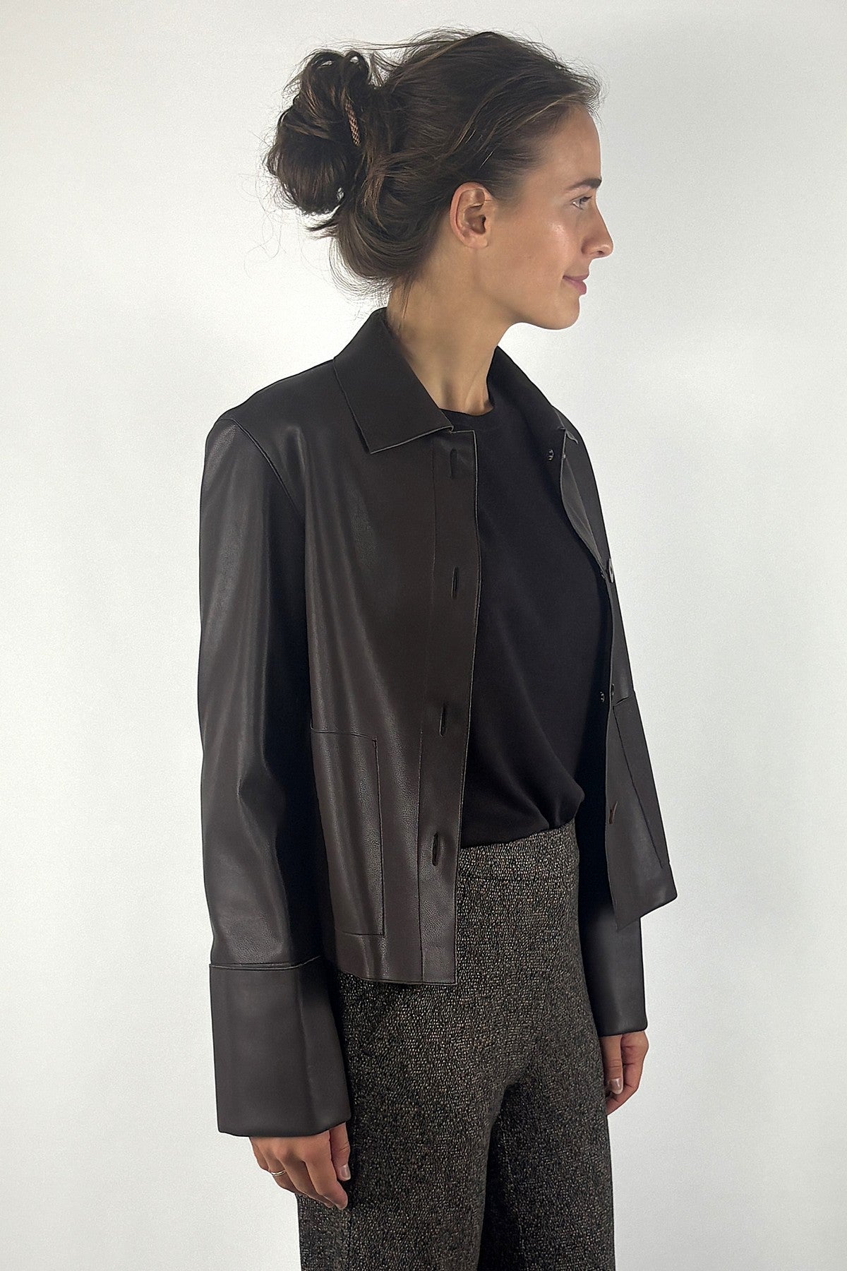 FFC vest in veganistisch leder – Chocolat