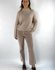 FFC - 12028 | 1081 - Pull opst kraag wol cashmere - beige