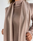 FFC - 12063 | 1249 - Sjaal wol cashmere - macchiato