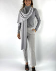 FFC - 12063 | 1088 - Sjaal wol cashmere - stone