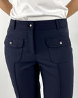 Cambio - Farah 6111 - Travel Broek - Marine 493