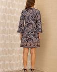Hale Bob - Laylah | 57RW642A - Kleed kort V print - BLACK