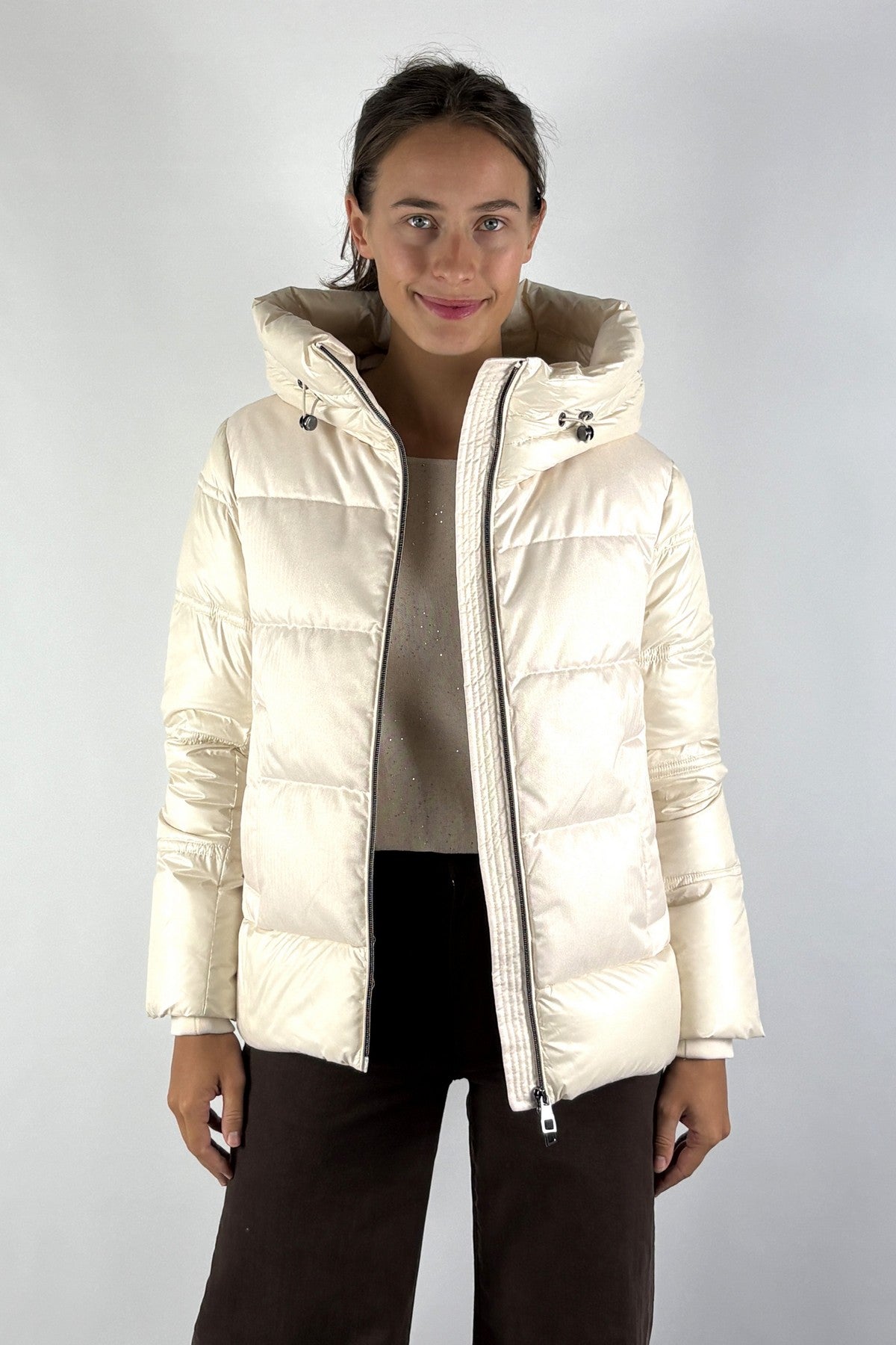 Helmur Praga dons anorak met kap en rits – Panna