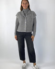 Hemisphere - 252CSQ558-17 - Gillet mouwloos knopen - lichtgrijs
