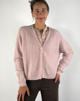 Hemisphere 262C504-17 cardigan kasjmier katoen – Powder Blush