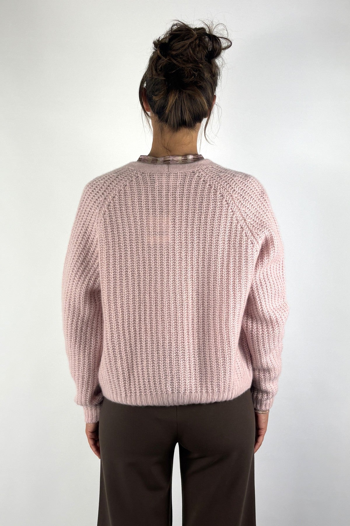 Hemisphere 262C504-17 cardigan kasjmier katoen – Powder Blush