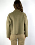 Hemisphere 2623GITTA-5 kort wollen manteltje – Light Olive