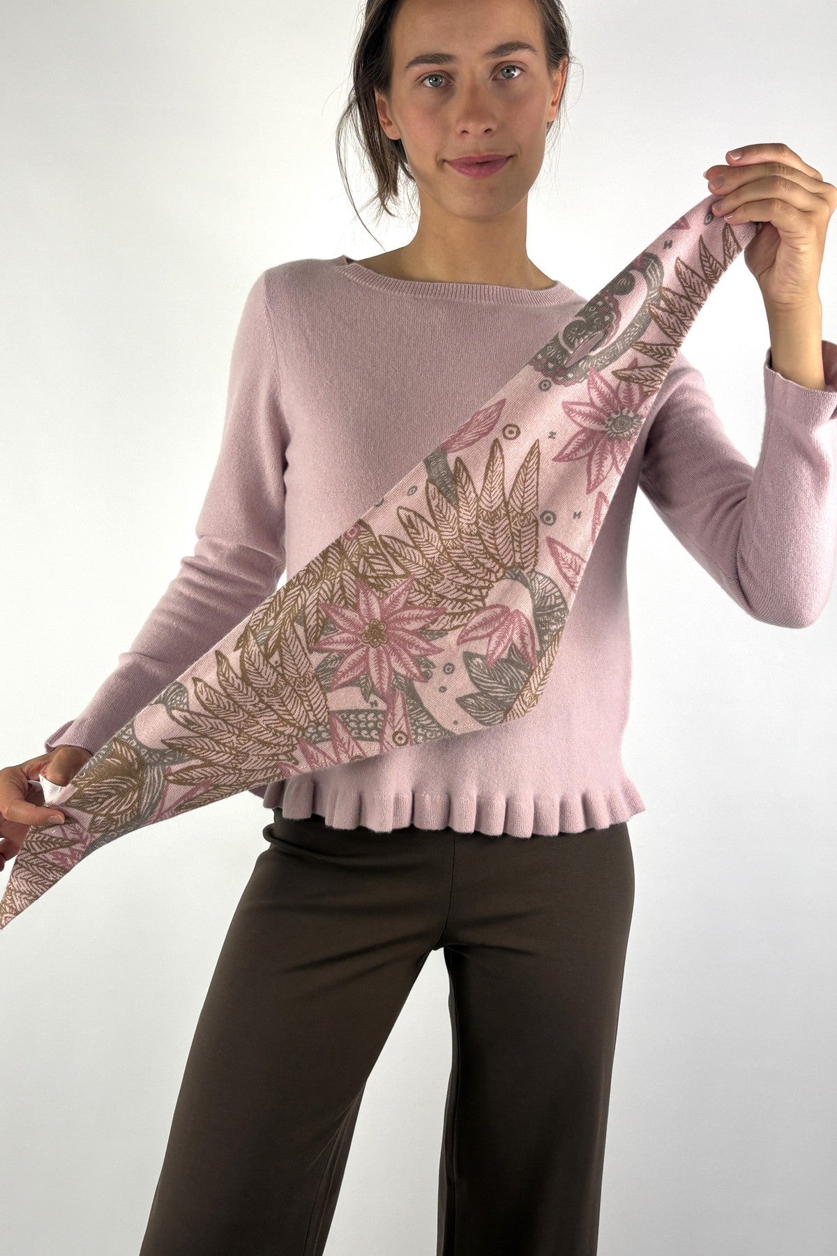 Hemisphere INKECOLLAR1 cashmere sjaaltje jungleprint – 262C