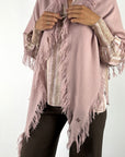 Hemisphere NIDA-TR sjaal 100% kasjmier – Roze