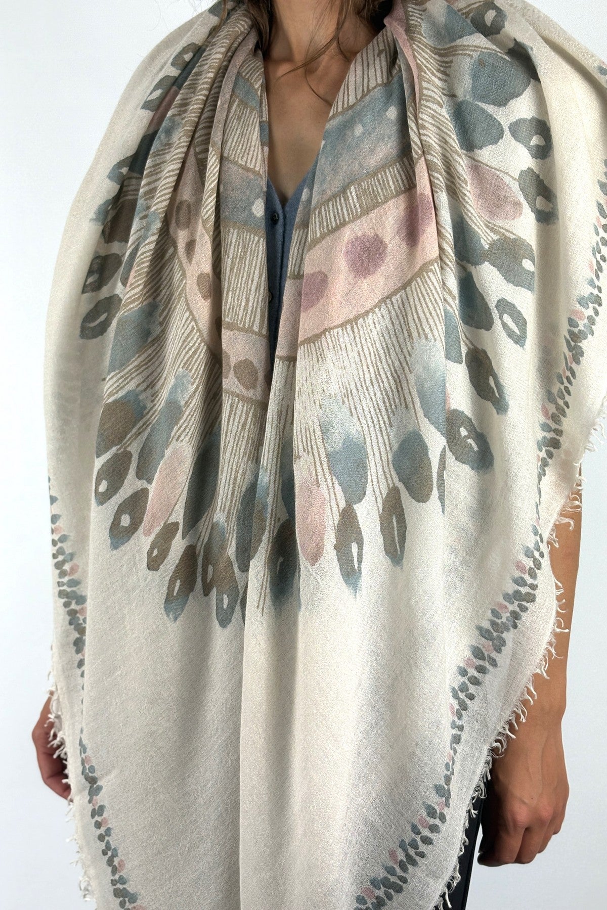 Hemisphere PROUND-CSMQ cashmere-zijden sjaal – 262A