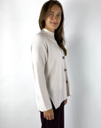 Hemisphere - 2525702-4 - Cardigan V wol/cashmere - white cloud