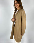 Harris Wharf - A1301MLX | 418 - Coat light pressed wool