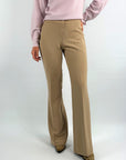 Seductive - Nancy 9545 | 374 - Broek crepe flared - cashew