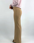 Seductive - Nancy 9545 | 374 - Broek crepe flared - cashew