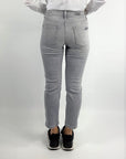 Cambio - Piper short 9221 - Jeans met pailletdetail grey denim