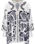 IVI - Lion tunic - Tuniekbloes lion print - blue white