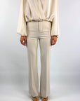 Oscar the collection - Laure trousers - Broek licht taps - sand