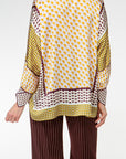 IVI - Jeton Tunic - Shirtbloes klein motief - Oker