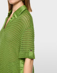 Marc Cain Pullover mit Ajourmuster und V-Ausschnitt – AC 41.35 M25 | 526