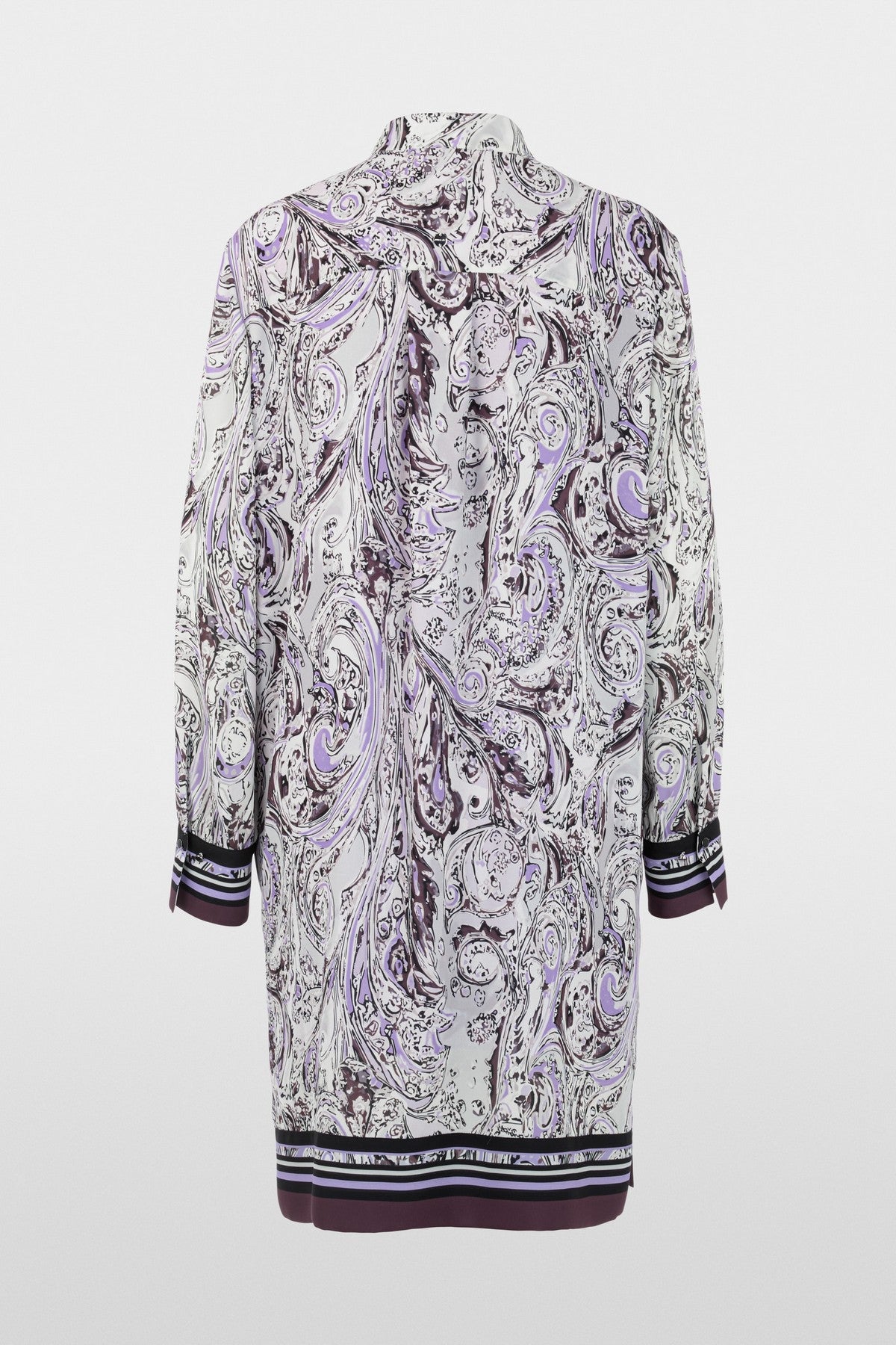 Marc Cain midi-jurk met grafische print – Purple Rose